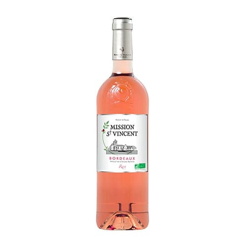 Organic rosé wine