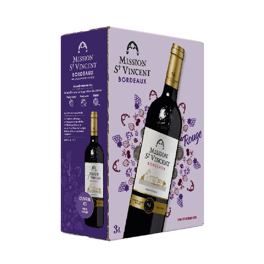 BIB Rouge 3L
